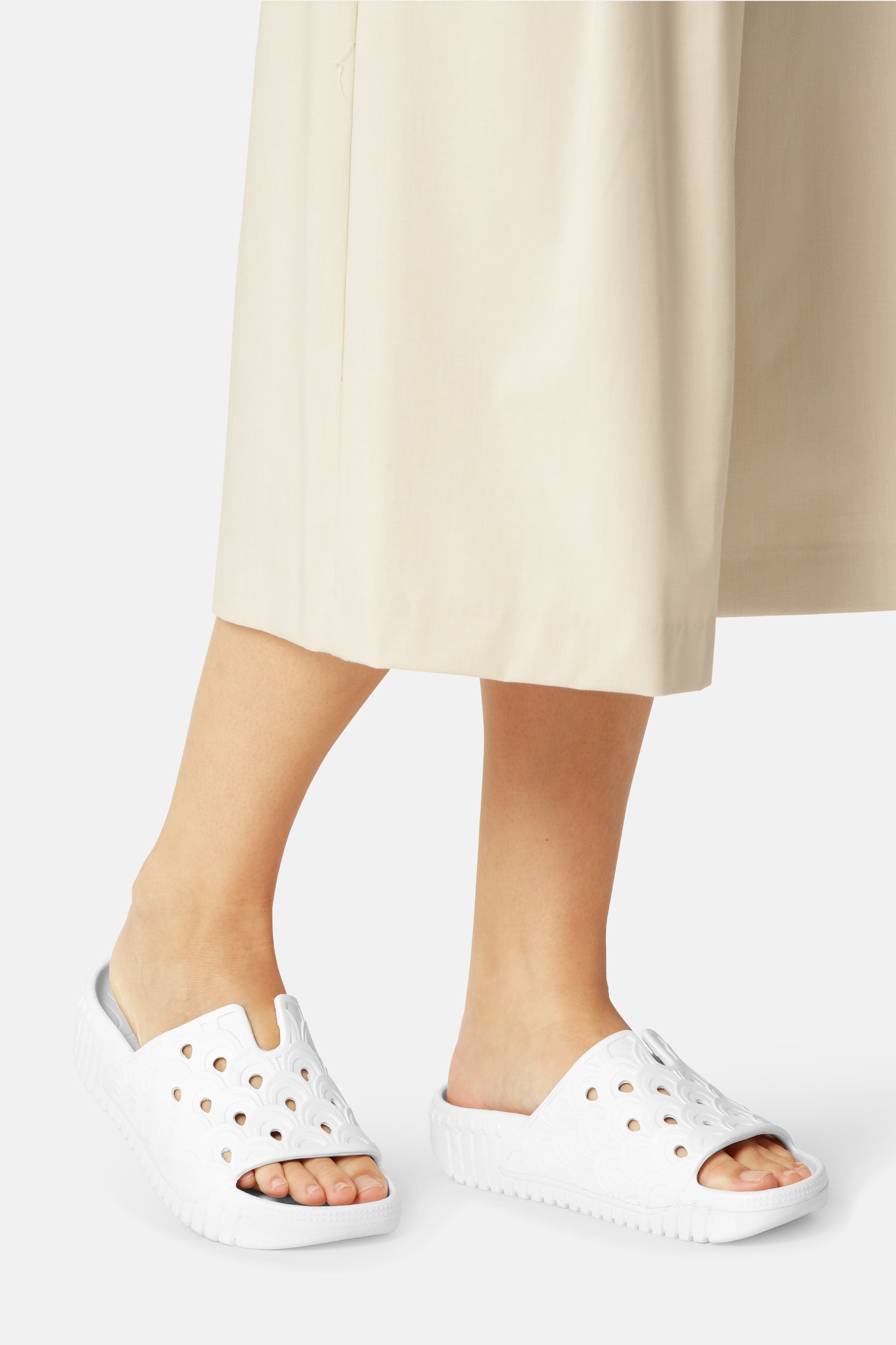 Clog Sandalen - Milk Creme